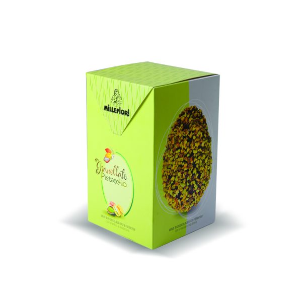 Uovo Di Cioccolato Extra Fondente con Granella di Pistacchio